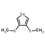 CAS 登录号：88589-46-2， 3,4-二(甲硫基)硒吩