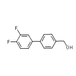 CAS 登录号：885963-33-7， (3',4'-二氟-4-联苯基)甲醇