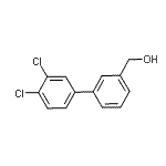 CAS 登录号：885963-67-7， (3',4'-二氯-3-联苯基)甲醇