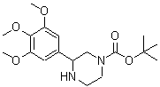 CAS#: 886770-31-6， 2-Methyl-2-propanyl 3-(3,4,5-trimethoxyphenyl)-1-piperazinecarboxylate