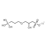 CAS 登录号：88684-04-2， 钠2-羟基-3-[3-(三羟基硅烷基)丙氧基]-1-丙烷磺酸酯