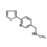 CAS 登录号：886851-44-1， 1-[6-(2-呋喃基)-3-吡啶基]-N-甲基甲胺