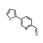 CAS 登录号：886851-45-2， 5-(2-呋喃基)-2-吡啶甲醛