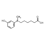 CAS 登录号：887353-92-6， 6-[(3-羟基苯基)(甲基)氨基]己酸