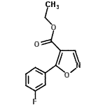 CAS 登录号：887408-00-6， 乙基5-(3-氟苯基)-1,2-恶唑-4-羧酸酯