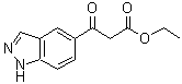 CAS 登录号：887411-61-2， 3-(1H-吲唑-5-基)-3-氧代丙酸乙酯