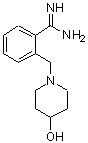 CAS 登录号：887577-56-2， 2-[(4-羟基-1-哌啶基)甲基]苯甲脒