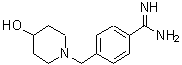 CAS 登录号：887577-72-2， 4-[(4-羟基-1-哌啶基)甲基]苯甲脒