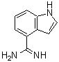 结构式 CAS# 887578-31-6, 1H-吲哚-4-甲脒