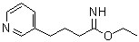 CAS 登录号：887579-26-2， 4-(3-吡啶基)丁亚氨酸乙酯