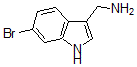 CAS 登录号：887581-34-2， 6-溴-1H-吲哚-3-甲胺
