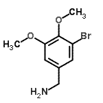 CAS 登录号：887583-02-0， 1-(3-溴-4,5-二甲氧基苯基)甲胺