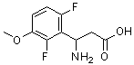 CAS#: 887584-05-6， 3-Amino-3-(2,6-difluoro-3-methoxyphenyl)propanoic acid