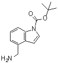 CAS 登录号：887584-07-8， 4-(氨基甲基)-1H-吲哚-1-羧酸叔丁酯