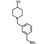 CAS 登录号：887588-63-8， 1-[3-(氨基甲基)苄基]-4-哌啶醇