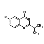 CAS 登录号：887592-11-2， 6-溴-4-氯-2-异丙基喹唑啉
