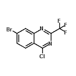 CAS 登录号：887592-32-7， 7-溴-4-氯-2-(三氟甲基)喹唑啉