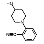 CAS 登录号：887593-80-8， 2-(4-羟基-1-哌啶基)苯甲腈