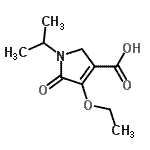 CAS 登录号：88767-02-6， 4-乙氧基-1-异丙基-5-氧代-2,5-二氢-1H-吡咯-3-羧酸