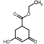CAS 登录号：88805-65-6， 乙基3-羟基-5-氧代-3-环己烯-1-羧酸酯