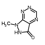 CAS 登录号：888490-32-2， 1-甲基-1,2-二氢-3H-吡唑并[4,3-e][1,2,4]三嗪-3-酮