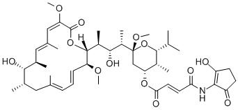 CAS 登录号：88907-48-6， 巴弗洛霉素 B2