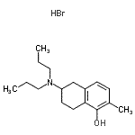 CAS 登录号：88935-99-3， 6-(二丙基氨基)-2-甲基-5,6,7,8-四氢-1-萘酚氢溴酸盐(1:1)