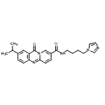 CAS 登录号：88939-84-8， N-[4-(1H-咪唑-1-基)丁基]-2-异丙基-11-氧代-11H-吡啶并[2,1-b]喹唑啉-8-甲酰胺