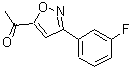 CAS#: 889938-99-2， 1-[3-(3-Fluorophenyl)-1,2-oxazol-5-yl]ethanone
