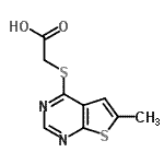 CAS 登录号：890014-20-7， [(6-甲基噻吩并[2,3-d]嘧啶-4-基)硫基]乙酸