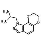 CAS 登录号：890087-75-9， 1-(7,8-二氢-1H-[1,4]二恶英并[2,3-g]吲唑-1-基)-2-丙胺