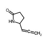 CAS 登录号：89017-55-0， 5-丙二烯基-2-吡咯烷酮
