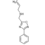 CAS 登录号：890324-00-2， N-[(3-苯基-1,2,4-恶二唑-5-基)甲基]-2-丙烯-1-胺