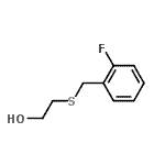 CAS 登录号：89040-05-1， 2-[(2-氟苄基)硫基]乙醇
