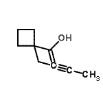 CAS 登录号：89056-27-9， 1-(2-丁炔-1-基)环丁烷羧酸