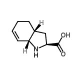 CAS 登录号：89077-60-1， (2S,3aR,7aS)-2,3,3a,4,5,7a-六氢-1H-吲哚-2-羧酸