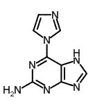 CAS 登录号：891497-81-7， 6-(1H-咪唑-1-基)-7H-嘌呤-2-胺
