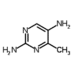 CAS 登录号：89181-77-1， 4-甲基-2,5-嘧啶二胺