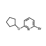 CAS 登录号：891842-81-2， 2-溴-6-(环戊基氧基)吡啶