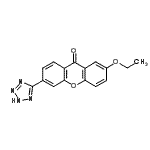 CAS 登录号：89217-08-3， 2-乙氧基-6-(2H-四唑-5-基)-9H-氧杂蒽-9-酮