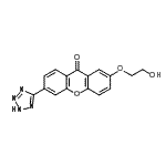 CAS 登录号：89217-37-8， 2-(2-羟基乙氧基)-6-(2H-四唑-5-基)-9H-氧杂蒽-9-酮