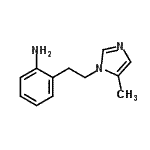 CAS 登录号：892393-32-7， 2-[2-(5-甲基-1H-咪唑-1-基)乙基]苯胺