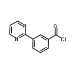 CAS 登录号：892502-11-3， 3-(2-嘧啶基)苯甲酰氯