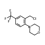 CAS 登录号：892502-15-7， 4-[2-(氯甲基)-4-(三氟甲基)苯基]吗啉