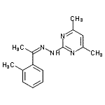 CAS 登录号：89269-64-7， 4,6-二甲基-2-{(2Z)-2-[1-(2-甲基苯基)亚乙基]肼基}嘧啶