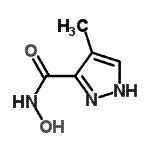 CAS 登录号：89270-38-2， N-羟基-4-甲基-1H-吡唑-3-甲酰胺