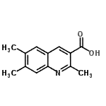 CAS 登录号：892874-85-0， 2,6,7-三甲基-3-喹啉羧酸