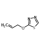 CAS 登录号：89322-75-8， 2-(烯丙氧基)-1,3,4-噻二唑