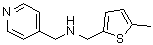CAS 登录号：893597-67-6， 1-(5-甲基-2-噻吩基)-N-(4-吡啶基甲基)甲胺
