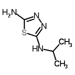 CAS 登录号：89365-24-2， N-异丙基-1,3,4-噻二唑-2,5-二胺